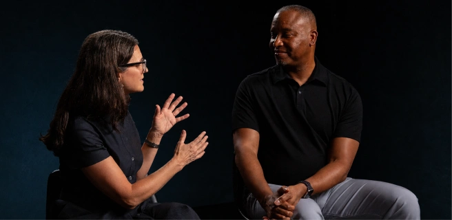 Rabbi Sharon Brous And Rev Michael-Ray Mathews in conversation.